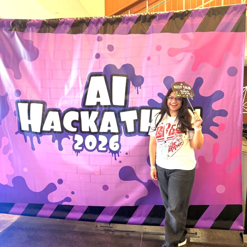Khushi at the UC Berkeley AI Hackathon 2026