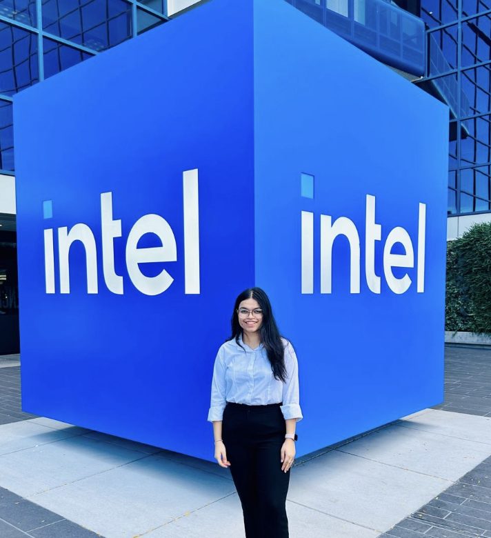 Khushi at Intel’s Santa Clara campus